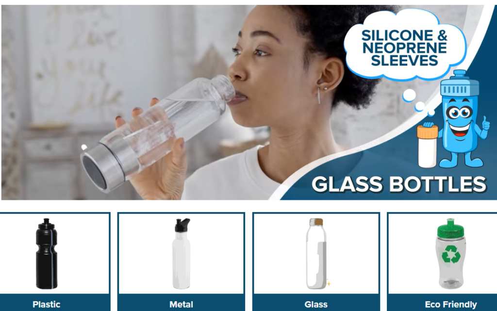 Personalisierte Wasserflaschen