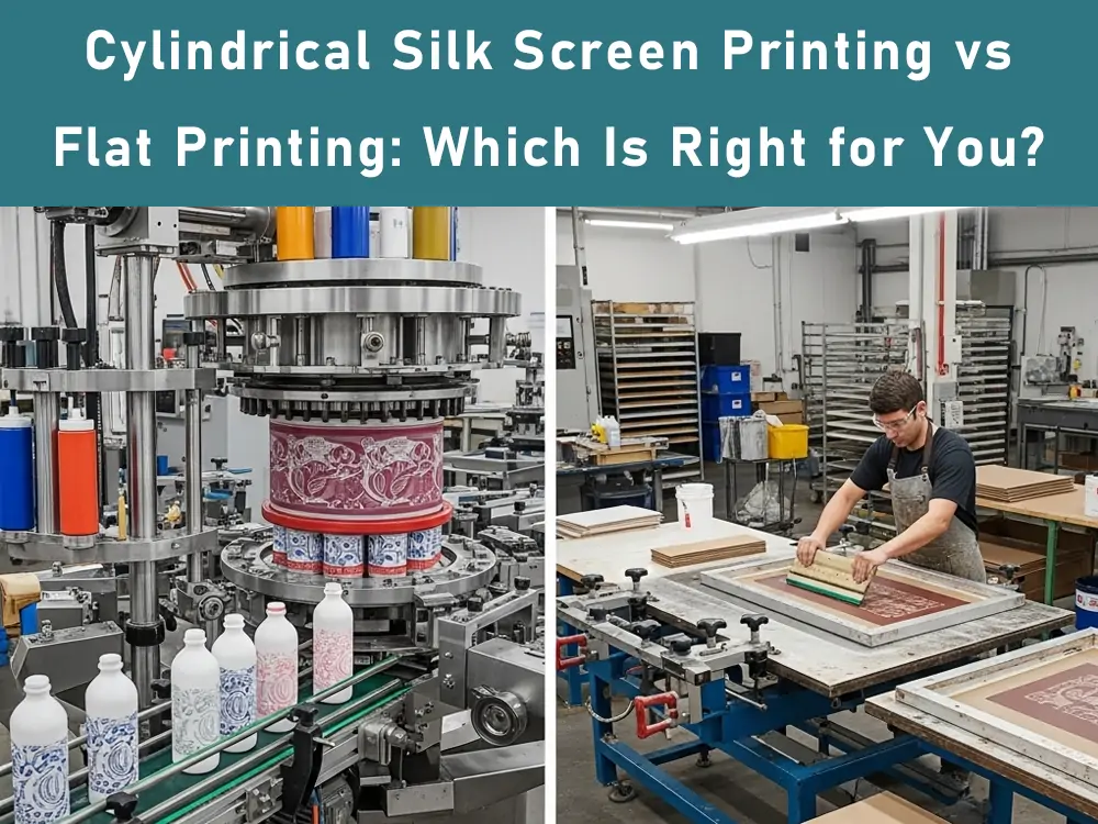 serigrafia cilindrica vs stampa in piano