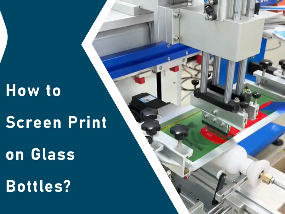 как сделать трафаретную печать на стеклянных бутылках