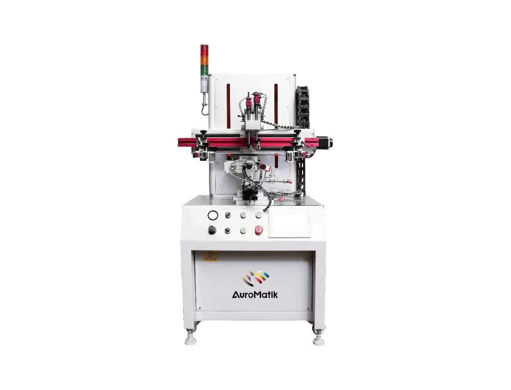 multicolor semi automatic round bottle screen printing machine