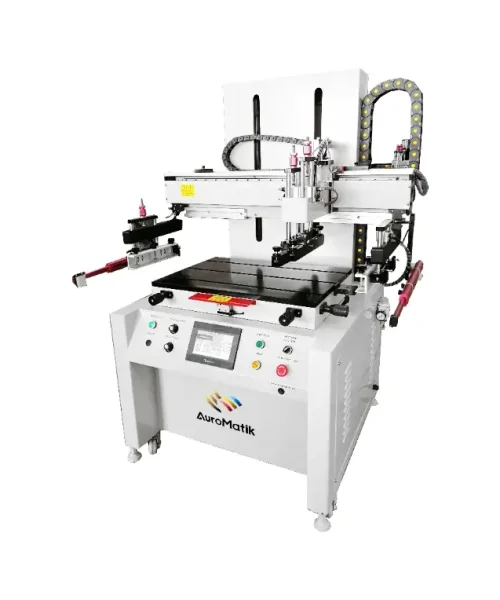 Máquina de impressão de tela plana acionada por servomotor