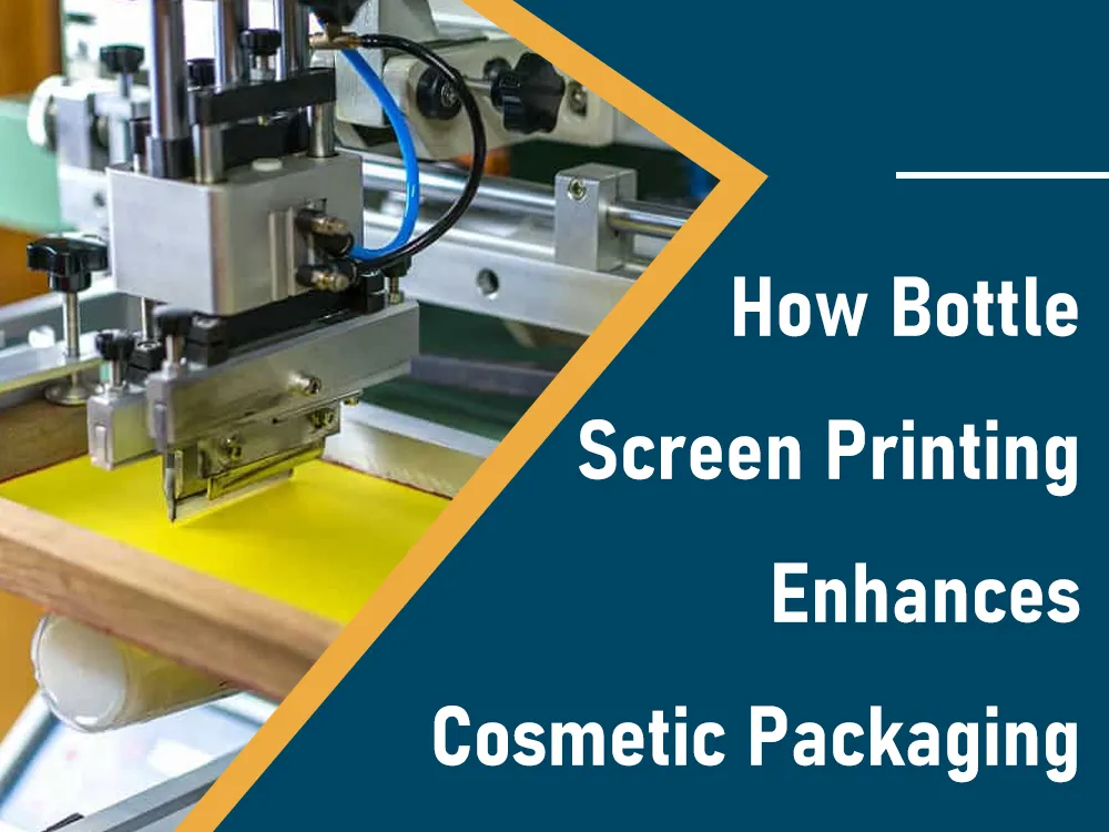 automatic bottle screen printing machine for cosmetic packaging